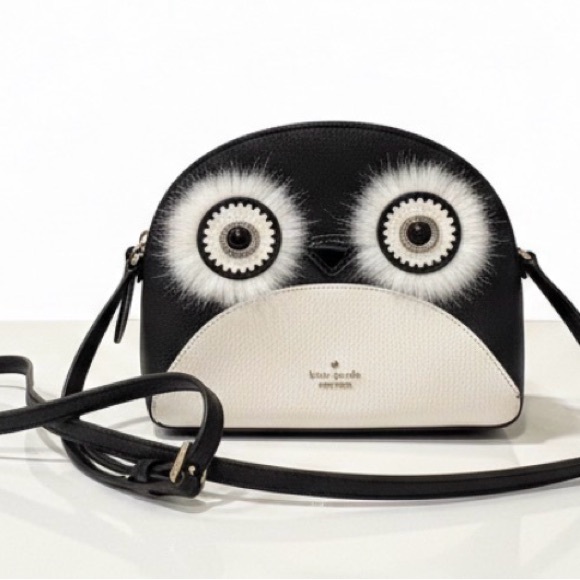 NWOT Kate Spade Novelty RARE Large Hilli Penguin Crossbody Bag - Picture 6 of 9
